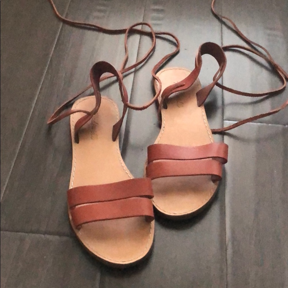Madewell Brown Leather Sandals
